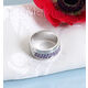 Zilveren ring met paars zirconia van Zinzi ZIR551p