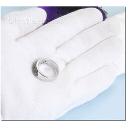 Zilveren ring zwart zirconia ZIR334z Zinzi