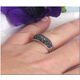 Zilveren ring zwart zirconia ZIR334z Zinzi