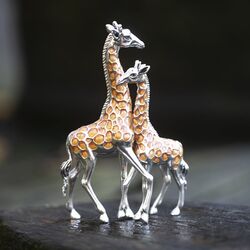 Saturno stel zilveren giraffen