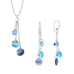 Rugiada blauw sieradenset van Spark Jewelry