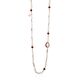 Leluen collier LGNK382.2 rood agaat