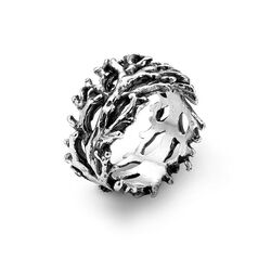 Giovanni Raspini zilveren Coral ring