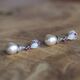 Zilveren oorbellen opaal robijn parel markasiet