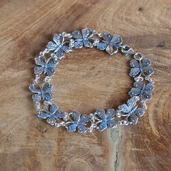 GL Timeles zilveren armband vlinders