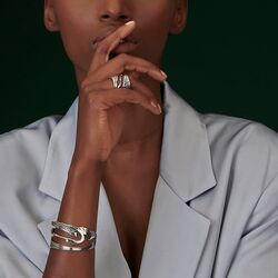 zilveren armband kraanvogel Timeless Classics naar Alfons Mucha