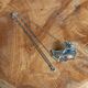 Zilveren ketting met parel hanger met smaragd en markasiet