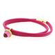 Heide Heinzendorff fuchsia armbandje verguld eikeltje