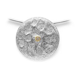 Bastian Inverun hanger diamantje in vergulde zetting