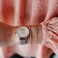 Julie Julsen armband Lotusbloem zirkonia