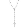 Zilveren rozenkrans collier 5 mm bolletjes