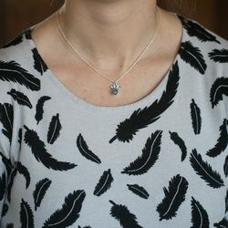 Rabinovich zilveren ketting Moonlight met maansteen en topaas