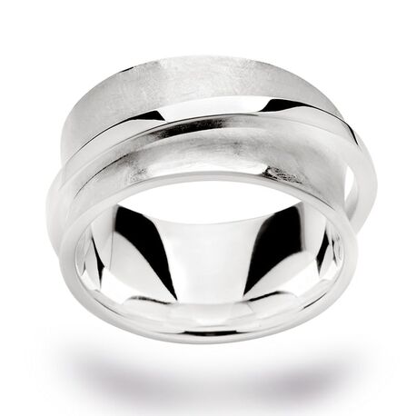 Bastian Inverun gematteerde ring met glad detail
