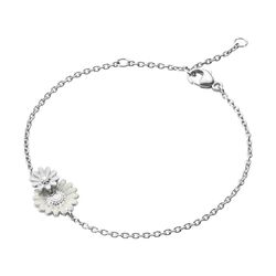 Georg Jensen Daisy armband wit emaille
