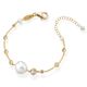 Lelune vergulde armband Cristelle LGBR392.2