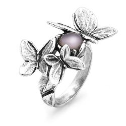 Giovanni Raspini ring Pink Butterfly
