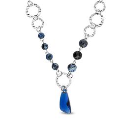 Spark collier Wing Blue Agate