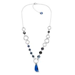 Spark collier Wing Blue Agate
