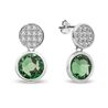 Spark oorbellen Sunny Emerald