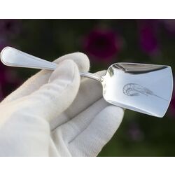 Zilveren garnalenschepje Dubbelrondfilet anno 1925 De zilverfabriek Voorschoten