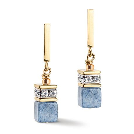 Oorbellen Iconic Precious light blue Coeur de Lion