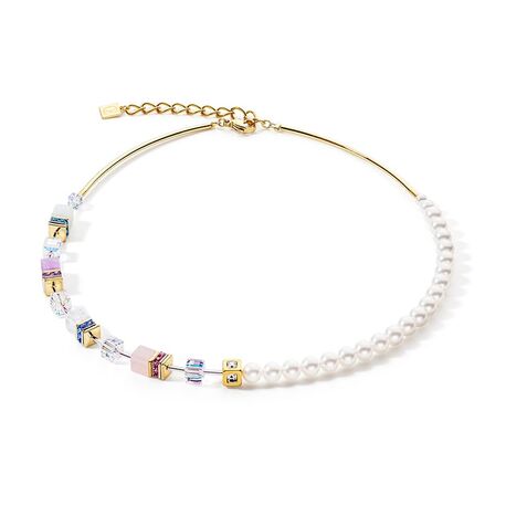 Coeur de Lion collier Precious Fusion Pearls multicolour pastel