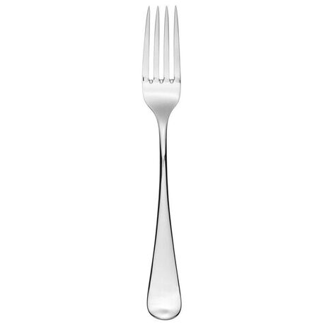 Verzilverde vleesvork Glad