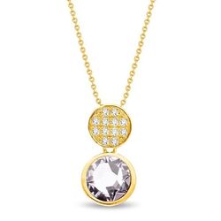 Verguld zilveren sieradenset Sunny Crystal van Spark