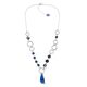 Spark collier Wing Blue Agate