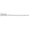 Witgouden gourmet collier 1,4 mm 41-45 cm