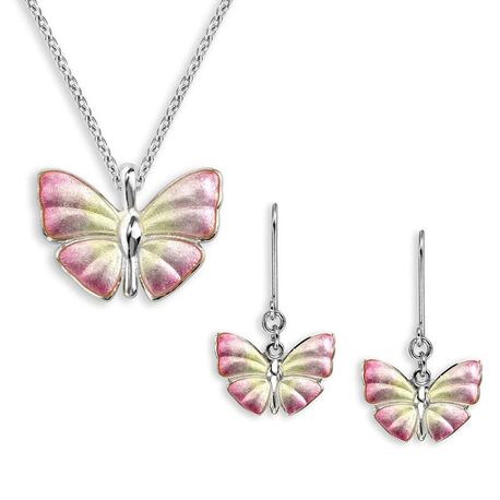 Sieradenset Pink Butterfly van Nicole Barr