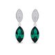 Spark zilveren Thalia oorbellen Emerald KCD422815EM