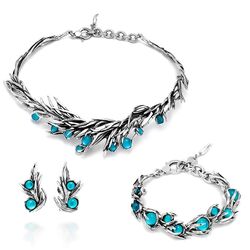 Giovanni Raspini zilveren set Posidonia kort