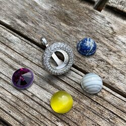 MY iMenso zilveren hanger spherique 14mm 14-0077