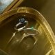 Witgouden ring diamant london blue topaas en briljant