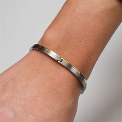BOCCIA Titanium armband 03025-02 deels verguld