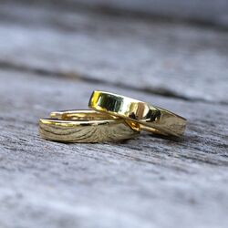 Verguld zilveren creolen glanzend