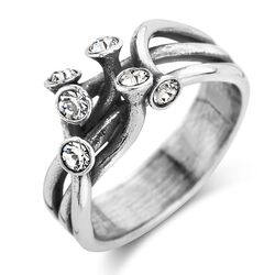 Timeless Classics by GL zilveren ring bloemknoppen