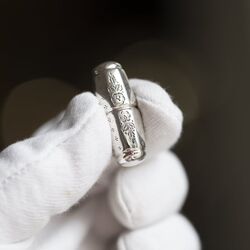 antiek zilveren speldendoosje van der Dussen Schoonhoven 19e eeuw