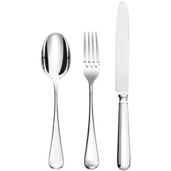 Schiavon zilveren dinercouvert met mes Glad