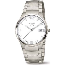 Boccia titanium horloge 3656-01 witte wijzerplaat