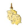 Gouden hanger meisje en jongen