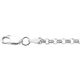 Jasseron armbandje 18 cm zilver