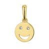 Gouden lachend hangertje smile smiley