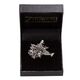 Bloemenvaas broche en hanger edelsteen