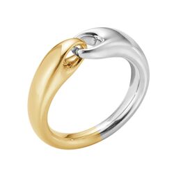 Georg Jensen reflect ring smal goud zilver 20001181
