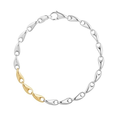 Georg Jensen Reflect bracelet slim goud zilver 20001182