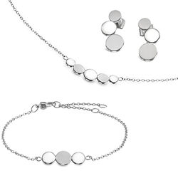 Boccia Titanium set rondjes mat glanzend