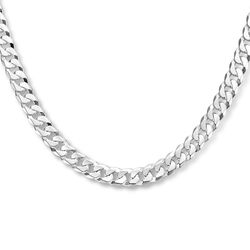 Zilveren collier gourmet 7,8 mm 45-50 cm