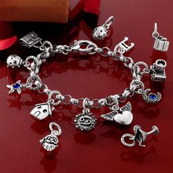 Zilveren bedel lieveheersbeestje van Giovanni Raspini